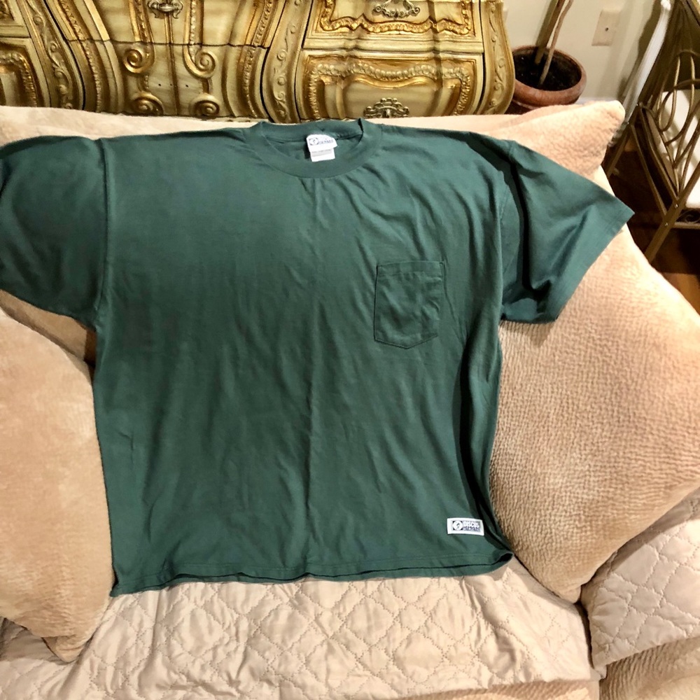 Discus Athletic New 100% Cotton Green T-Shirt